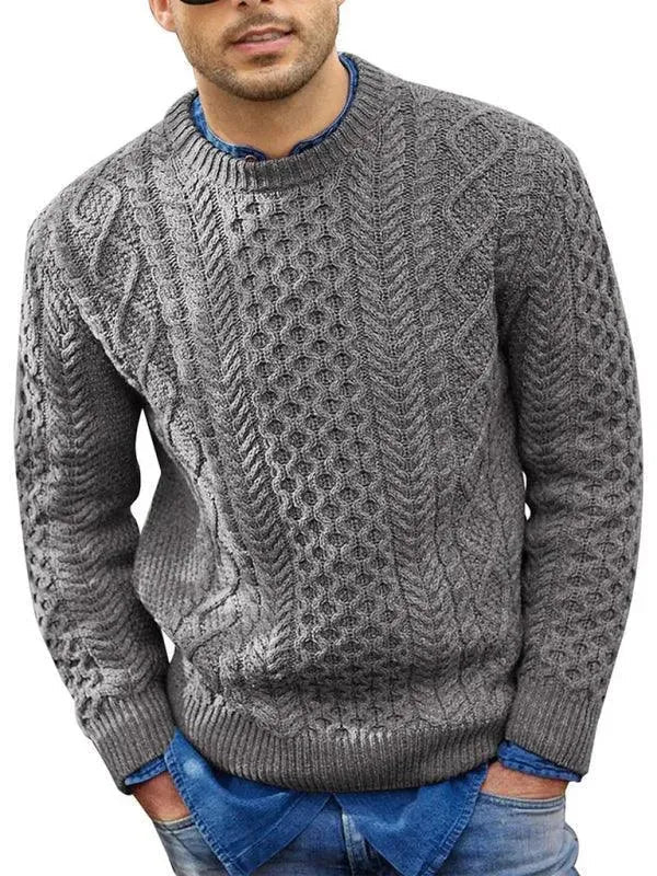 Stilla | Hals Kabel Mænd Pullover Pullover