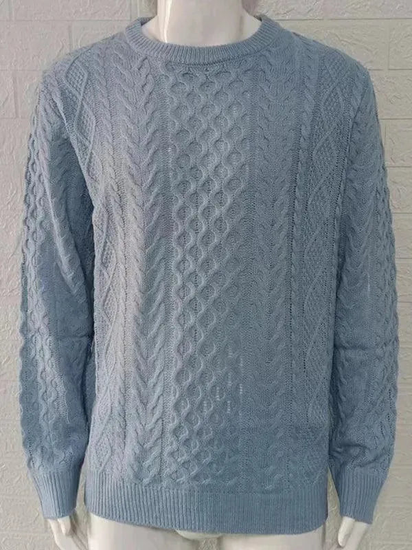 Stilla | Hals Kabel Mænd Pullover Pullover