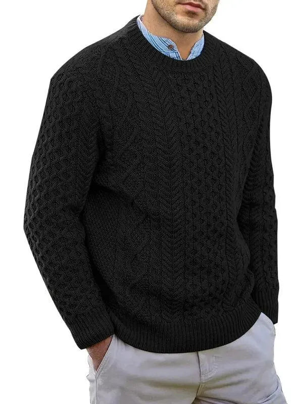Stilla | Hals Kabel Mænd Pullover Pullover