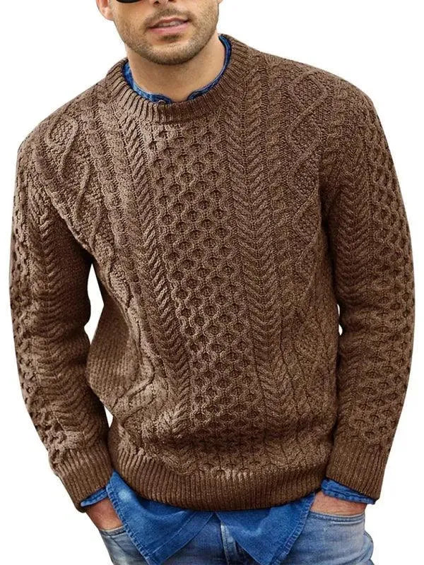 Stilla | Hals Kabel Mænd Pullover Pullover