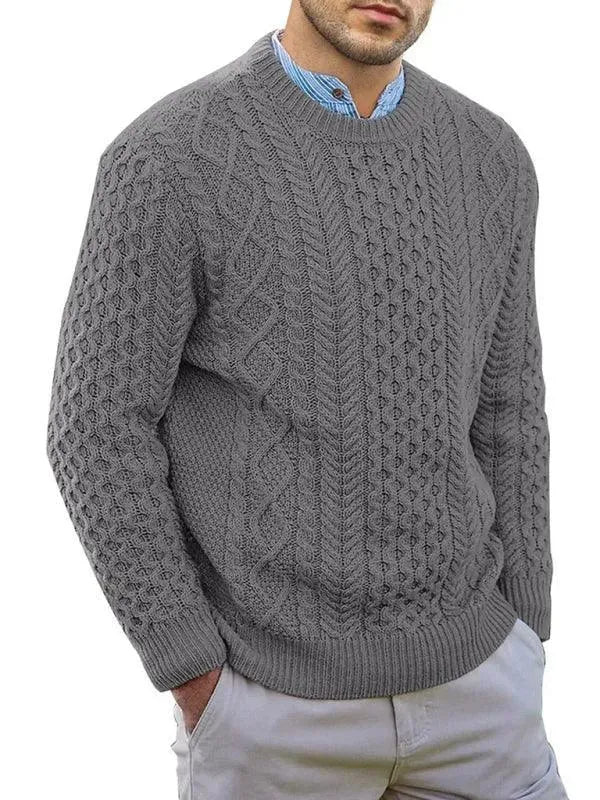 Stilla | Hals Kabel Mænd Pullover Pullover