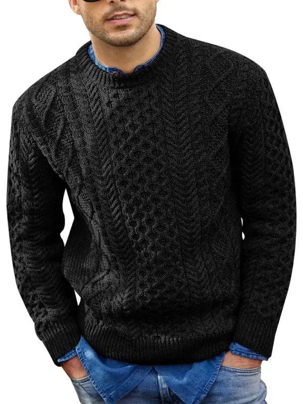 Stilla | Hals Kabel Mænd Pullover Pullover