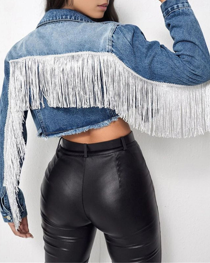 Stilla | Rivet Jeansjakke