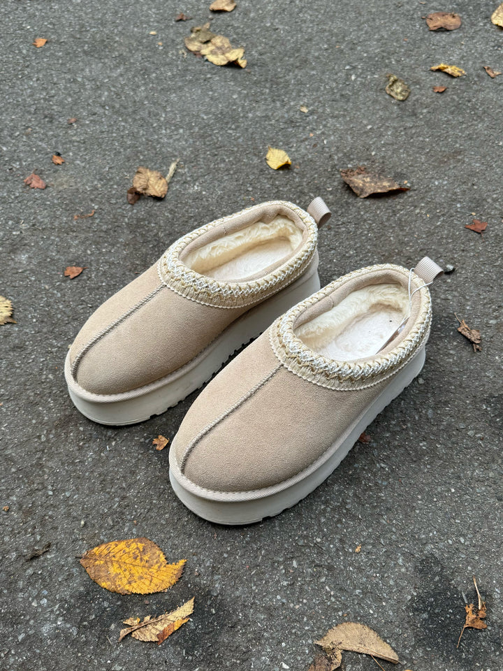 Stilla | Plateau Bamse Sko Beige