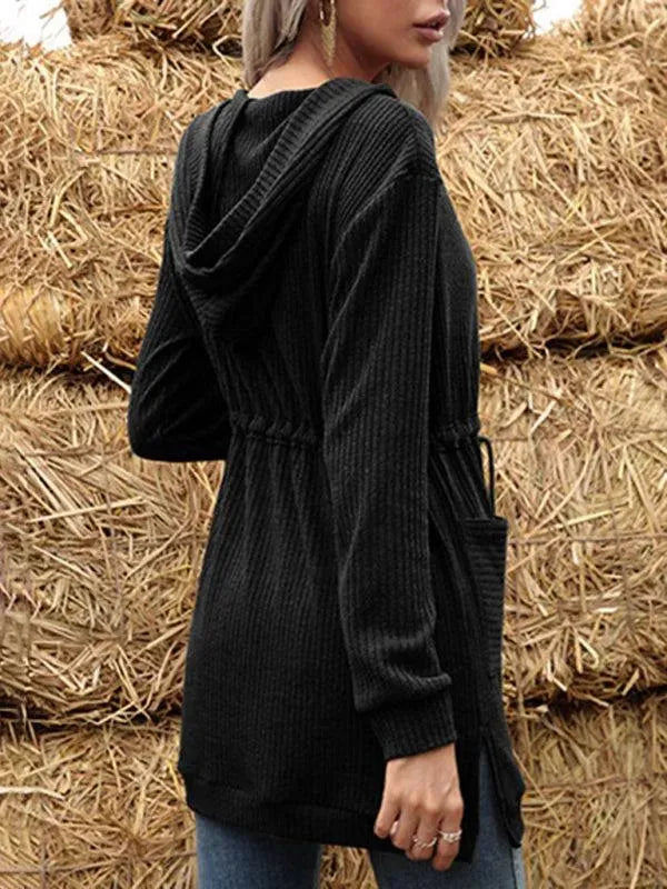 Stilla | Hætte Strik Strikjakke Pullover