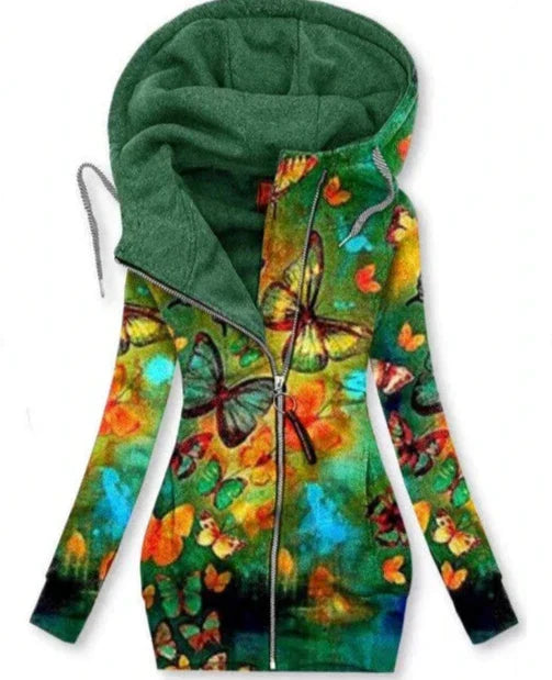 Stilla | Dame Sommerfugl Kunst Cardigan