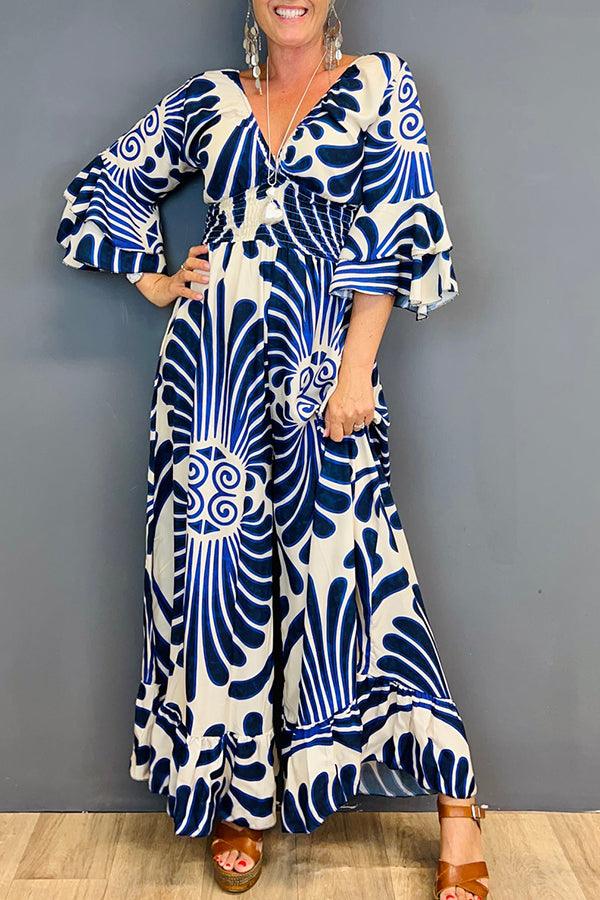 Stilla | Elegante Printet Jumpsuit