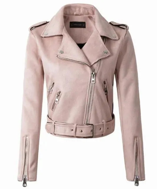 Stilla | Dame Biker Suedejakke