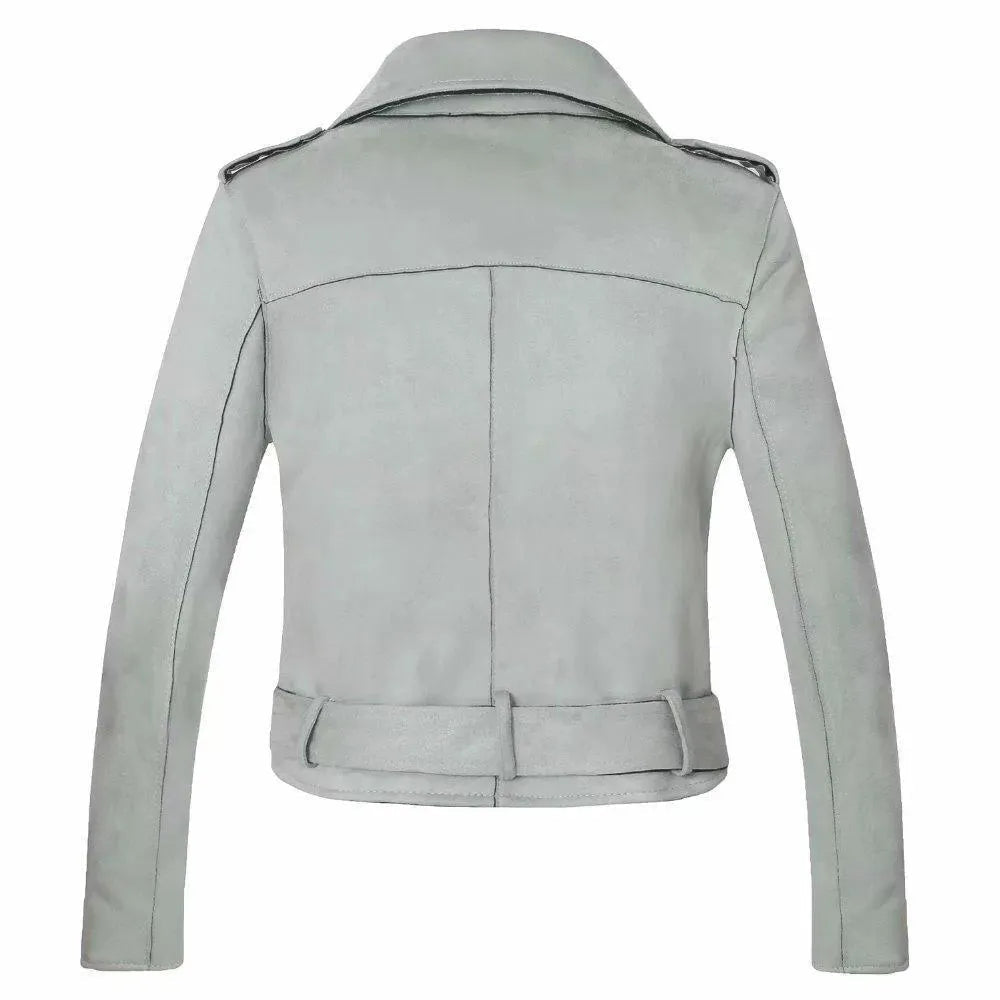 Stilla | Dame Biker Suedejakke