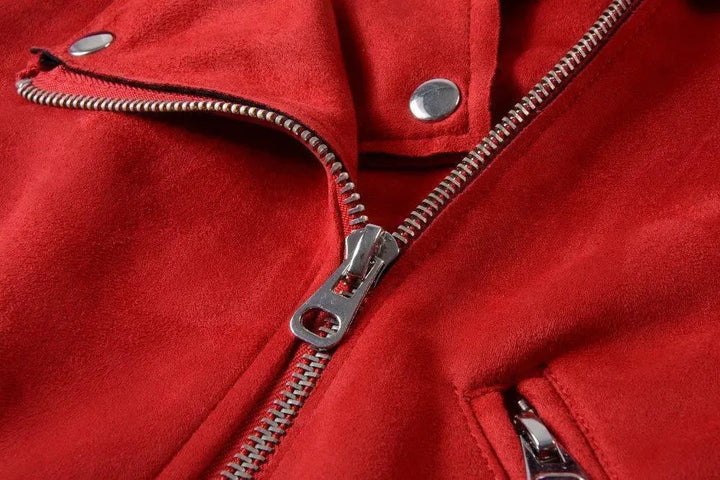 Stilla | Dame Biker Suedejakke