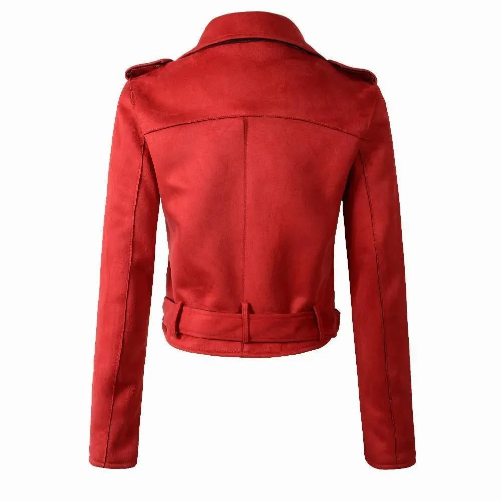 Stilla | Dame Biker Suedejakke