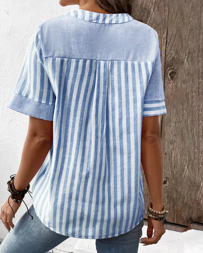 Stilla | Flot bomuldsbluse