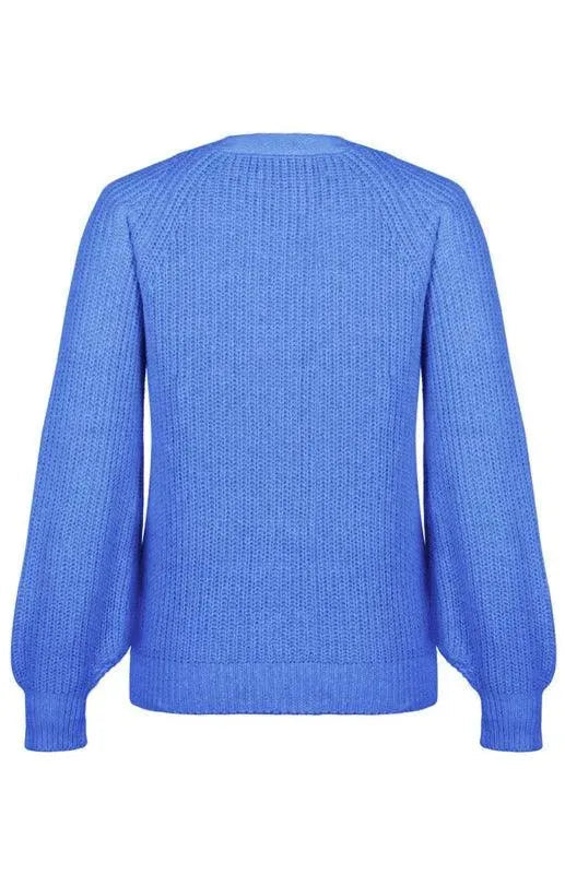 Stilla | Knap Kvinder Strikjakke Pullover