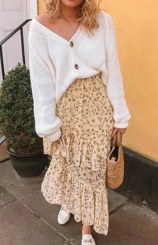 Stilla | Knap Kvinder Strikjakke Pullover