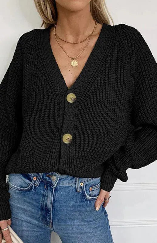 Stilla | Knap Kvinder Strikjakke Pullover