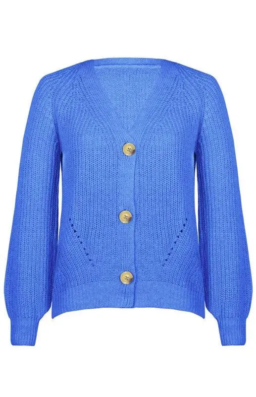 Stilla | Knap Kvinder Strikjakke Pullover