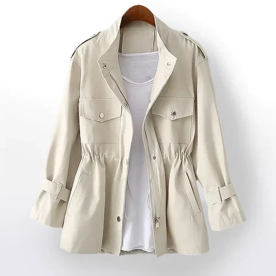 Stilla | Elegant Trenchcoat Med Justerbar Talje