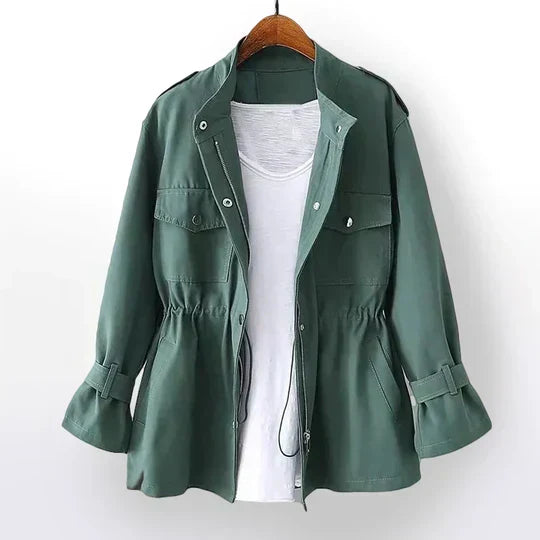 Stilla | Elegant Trenchcoat Med Justerbar Talje
