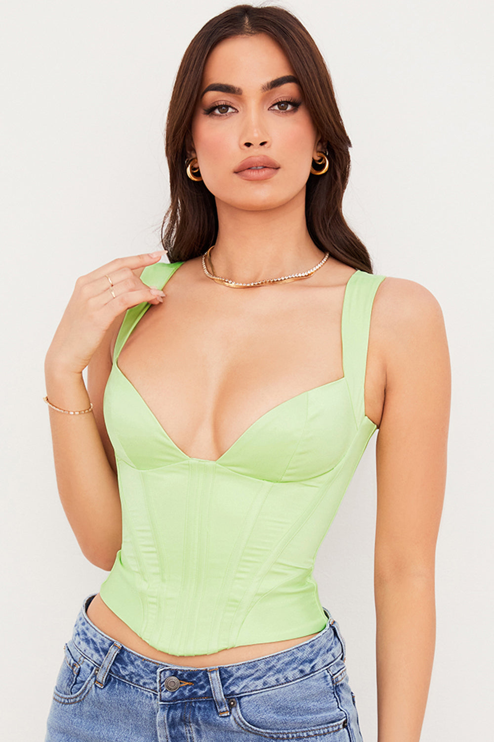 Stilla | Krystal Satin Korset