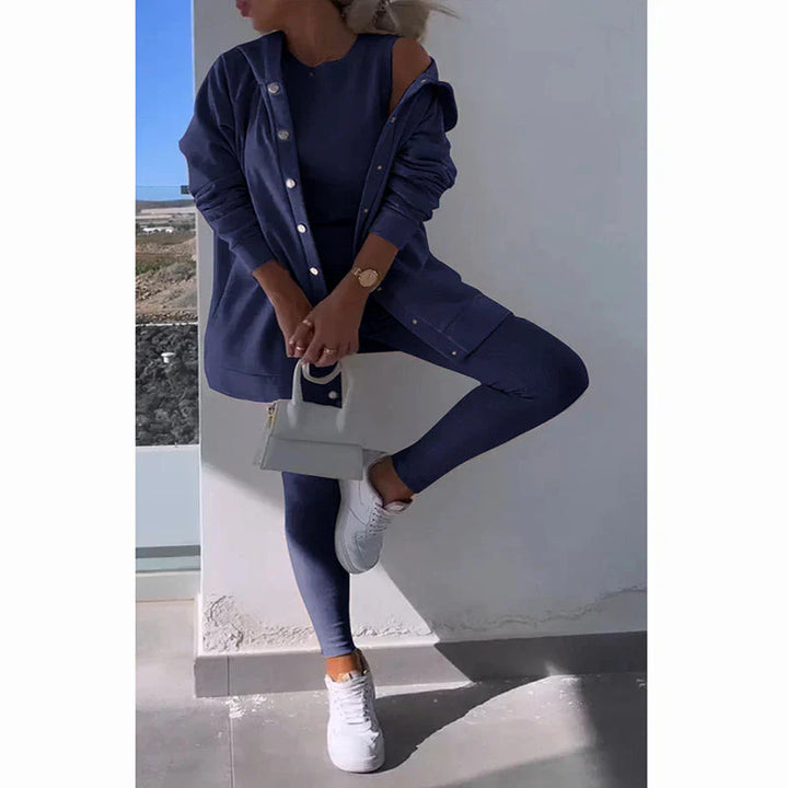 Stilla | Elegant pullover- og leggings-sæt til damer