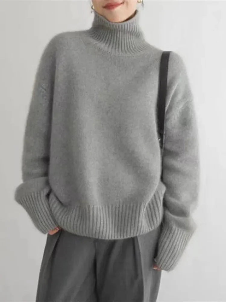 Stilla | Rullekrave Behagelig Pullover