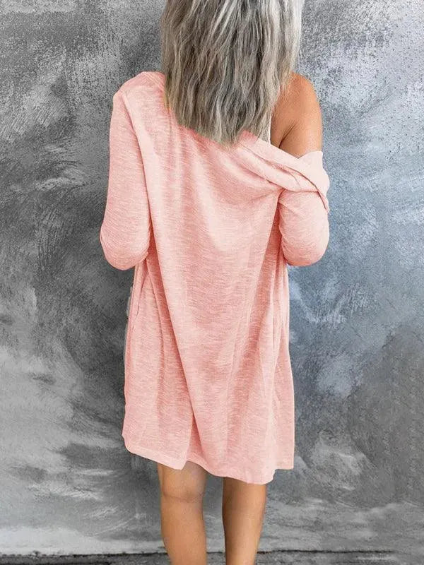 Stilla | Dame Knap Strikjakke Pullover i den Stilfulde Look