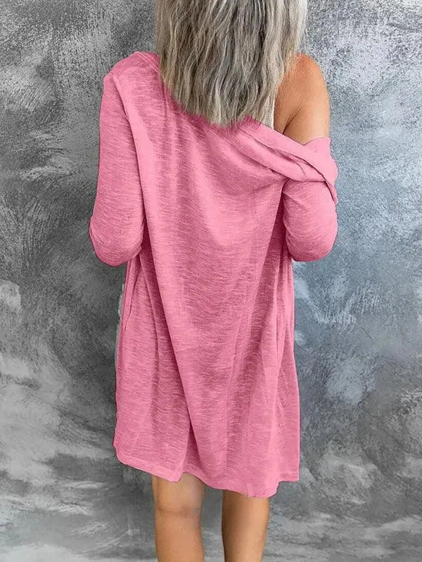 Stilla | Dame Knap Strikjakke Pullover i den Stilfulde Look