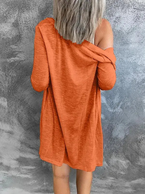 Stilla | Dame Knap Strikjakke Pullover i den Stilfulde Look