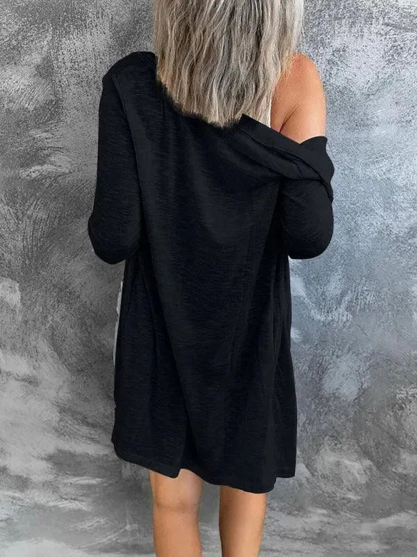 Stilla | Dame Knap Strikjakke Pullover i den Stilfulde Look