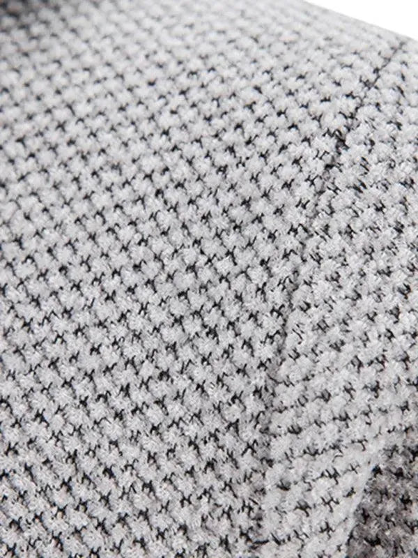 Stilla | Hætte lynlås mænds strikjakke pullover
