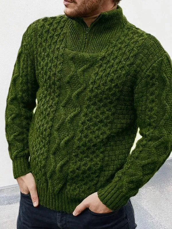 Stilla | Kabel Rullekravepullover Mænd