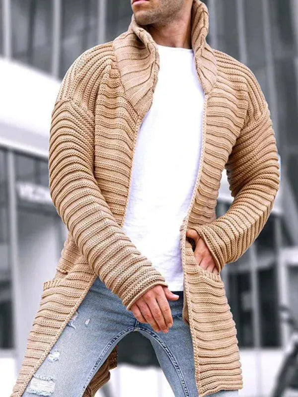 Stilla | Rullekrave Herre Strikjakke Pullover