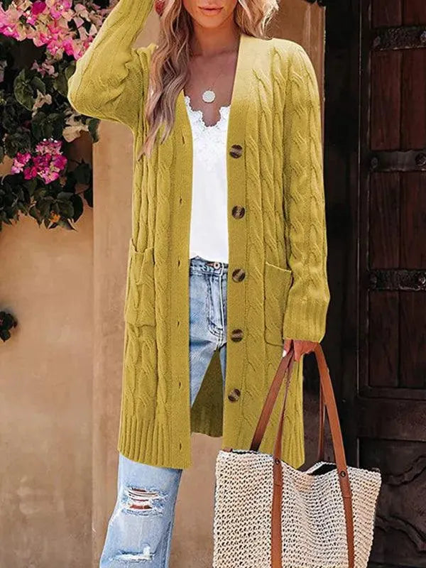 Stilla | Twist Dame Strikjakke Pullover i Modern Stil