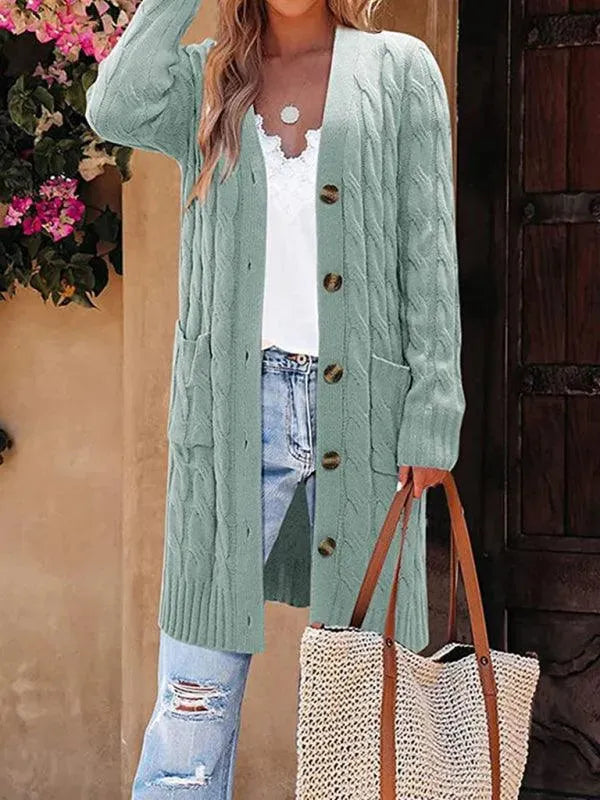 Stilla | Twist Dame Strikjakke Pullover i Modern Stil