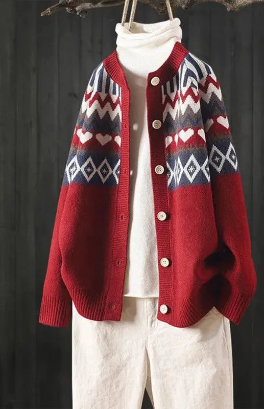 Stilla | Klassisk Dame Strikjakke Pullover