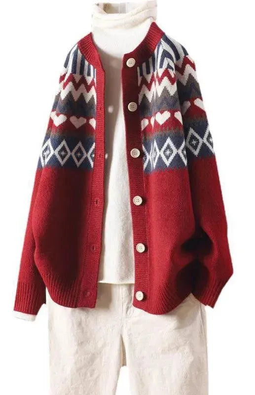 Stilla | Klassisk Dame Strikjakke Pullover