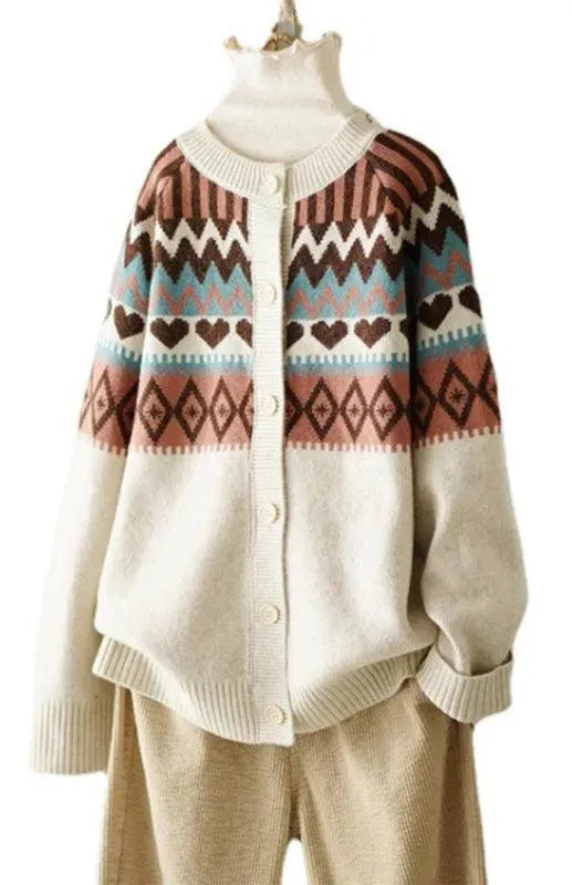 Stilla | Klassisk Dame Strikjakke Pullover