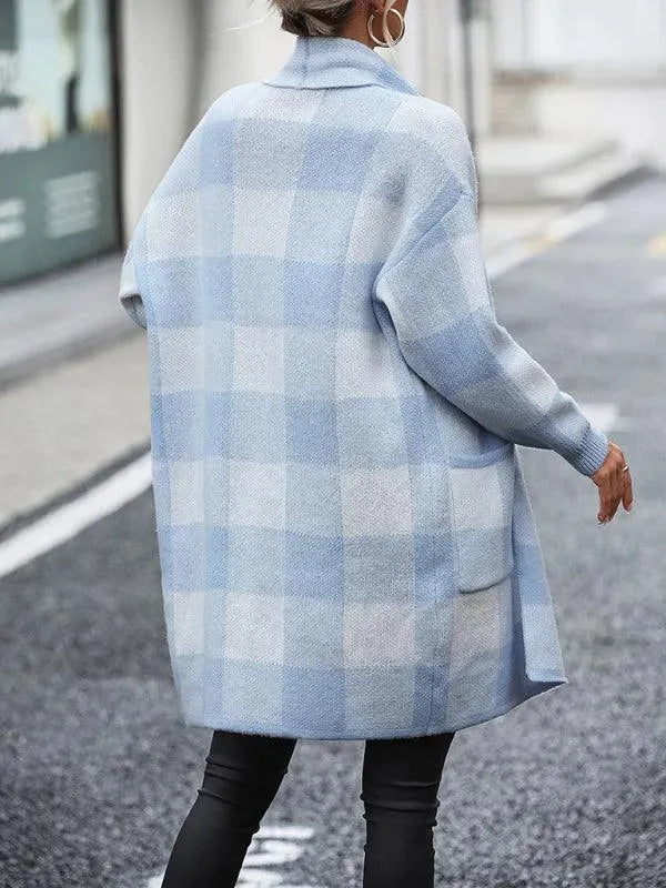 Stilla | Ternet Farveblok Cardigan Pullover
