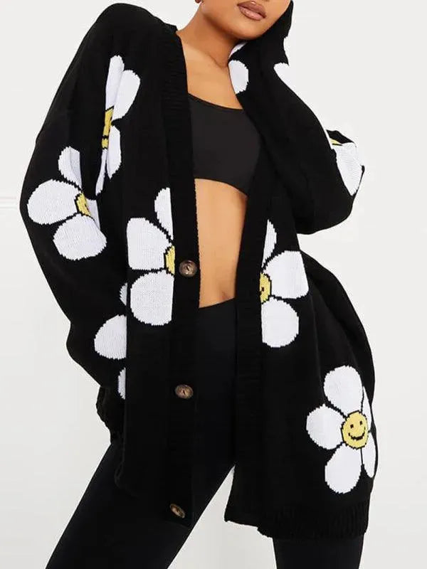 Stilla | Klassisk Strik Kvinder Strikjakke Sweater