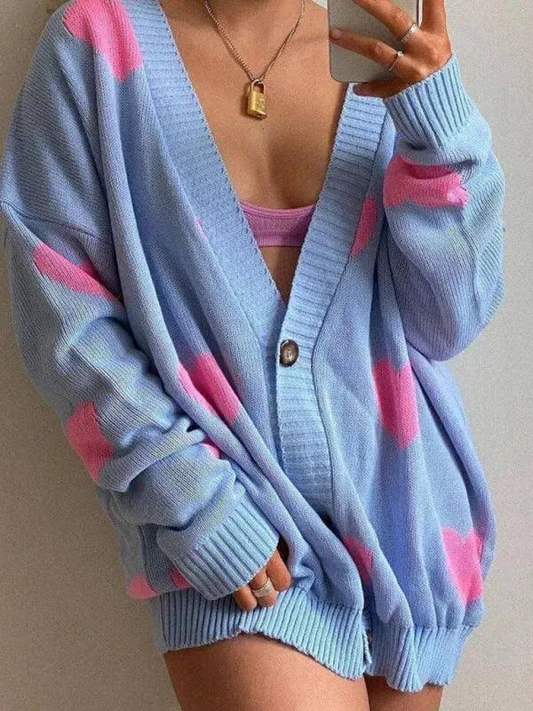 Stilla | Klassisk Strik Kvinder Strikjakke Sweater