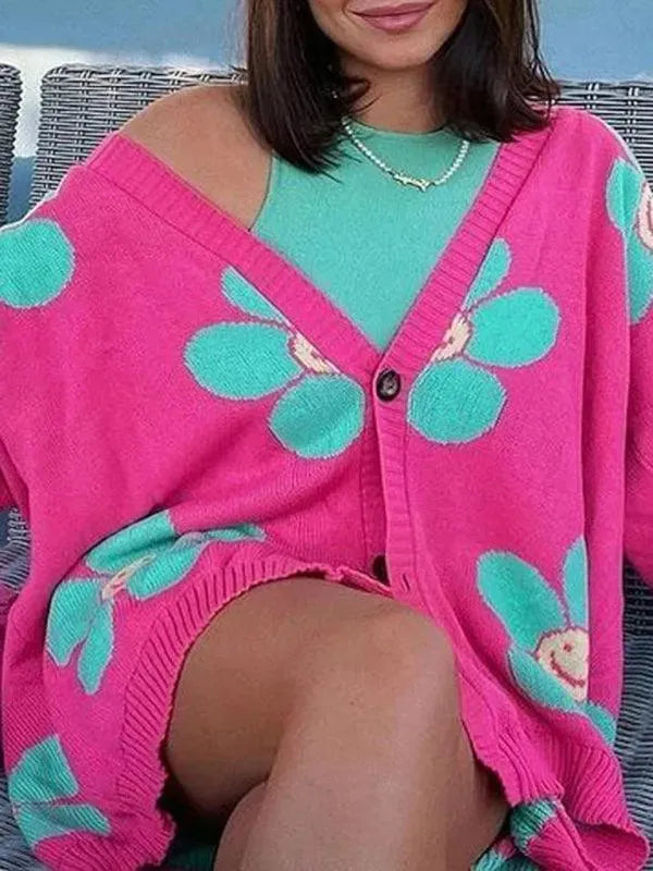 Stilla | Klassisk Strik Kvinder Strikjakke Sweater