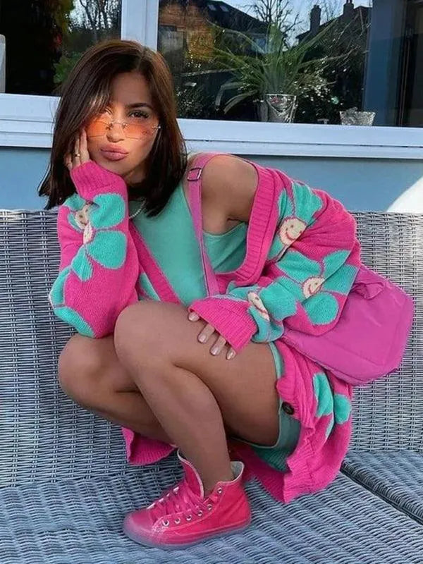 Stilla | Klassisk Strik Kvinder Strikjakke Sweater