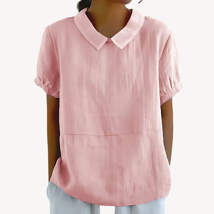 Stilla | Kvinders Krave Linned Mix Bluse