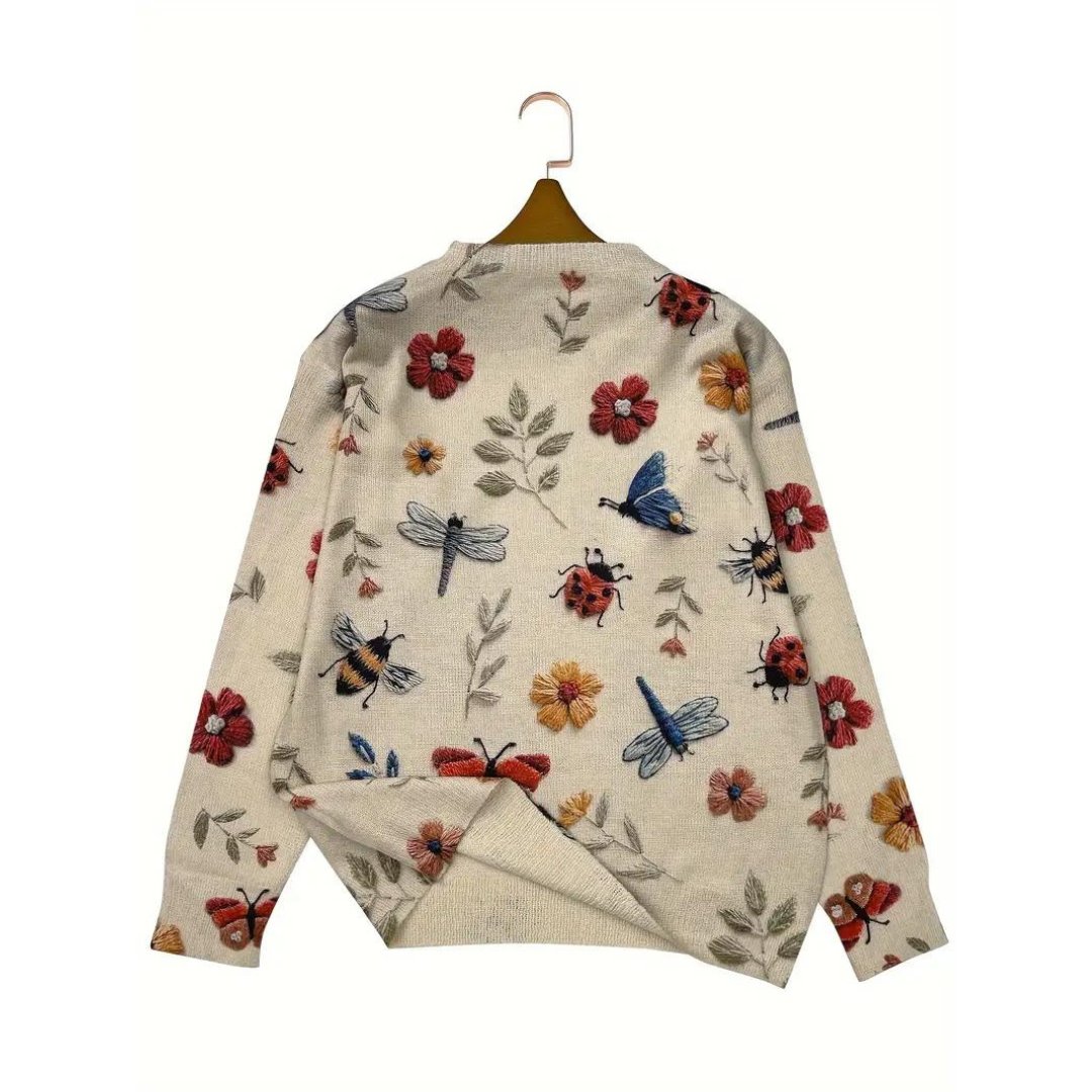 Stilla | Floral Turtleneck Pullover