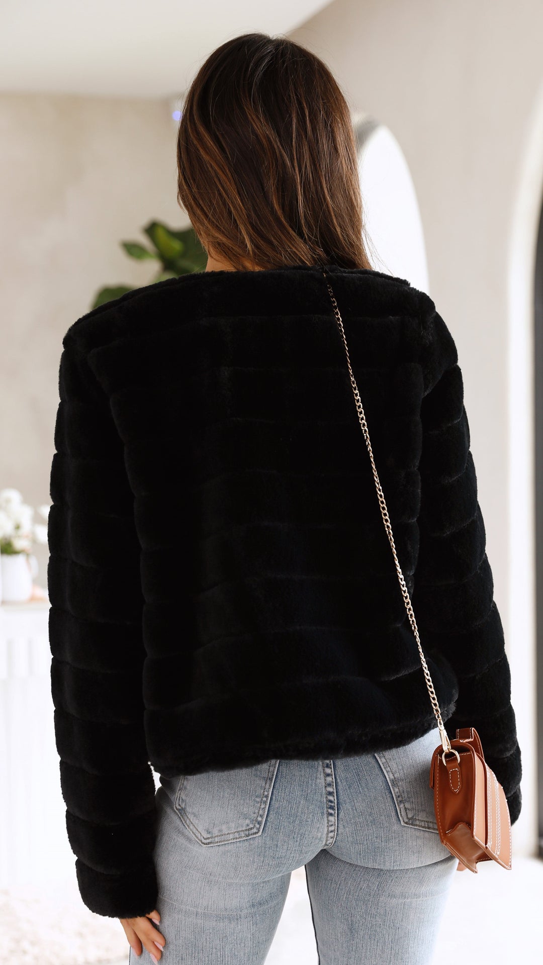 Stilla | Luksuriøs Dame-Crop-Jakke