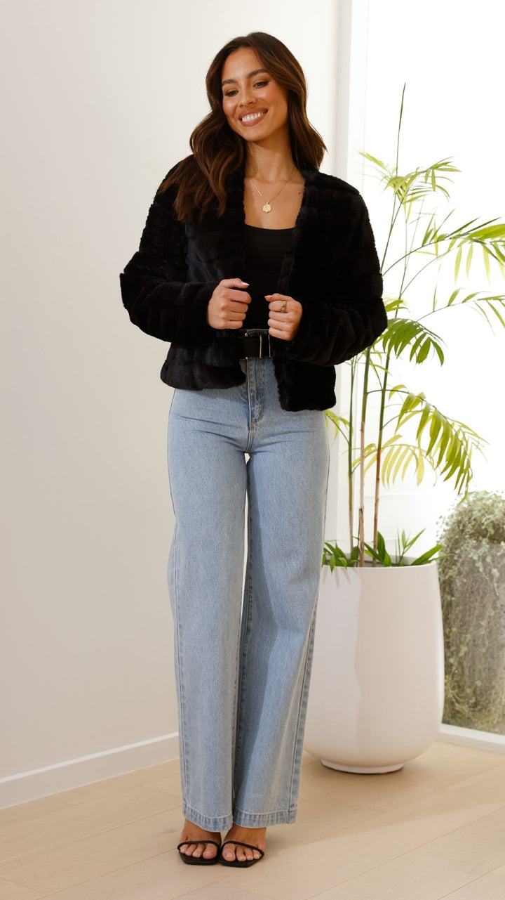Stilla | Luksuriøs Dame-Crop-Jakke