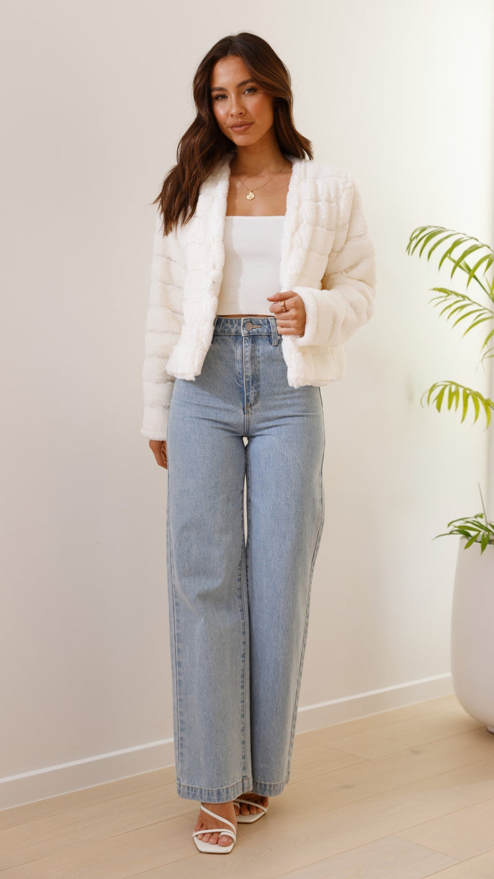 Stilla | Luksuriøs Dame-Crop-Jakke