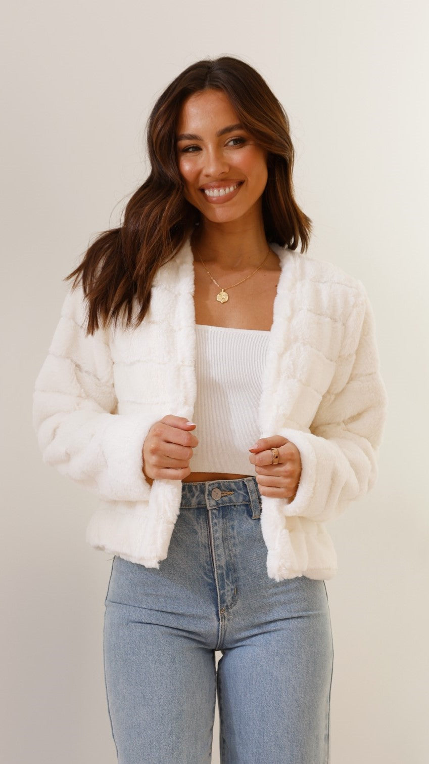 Stilla | Luksuriøs Dame-Crop-Jakke