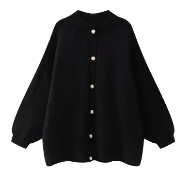 Stilla | Lækker Cardigan Med Metalknapper Til Damer