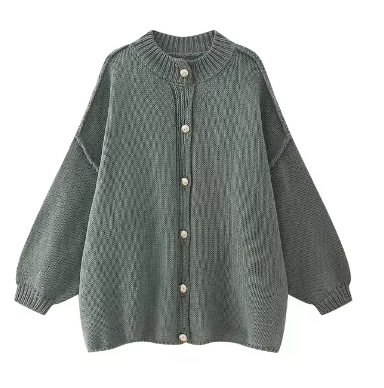 Stilla | Lækker Cardigan Med Metalknapper Til Damer